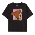 Black - Front - Bambi Girls Face T-Shirt