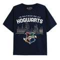 Navy - Front - Harry Potter Girls Rather Be At Hogwarts T-Shirt