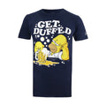 Charcoal - Front - The Simpsons Mens Get Duffed T-Shirt