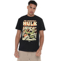 Black - Side - Hulk Mens Rage T-Shirt