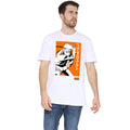 White-Orange-Black - Side - Naruto Mens Panel T-Shirt