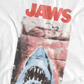 White - Side - Jaws Mens Punk Poster T-Shirt