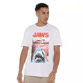 White - Lifestyle - Jaws Mens Punk Poster T-Shirt