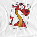 White - Back - Mulan Childrens-Kids 100th Anniversary Edition Mushu T-Shirt