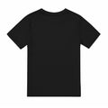 Black - Back - Captain America Childrens-Kids Drip Shield T-Shirt