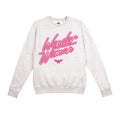 Heather Grey - Front - Wonder Woman Womens-Ladies Neon Logo Sweatshirt