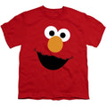 Red - Front - Sesame Street Childrens-Kids Elmo Face T-Shirt