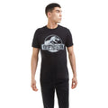 Black - Lifestyle - Jurassic Park Mens Chinese Logo T-Shirt