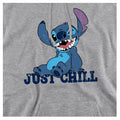 Sports Grey - Back - Lilo & Stitch Mens Just Chill Stitch Heather Hoodie