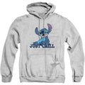 Sports Grey - Front - Lilo & Stitch Mens Just Chill Stitch Heather Hoodie