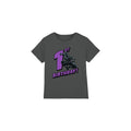 Charcoal - Front - Black Panther Childrens-Kids 1st Birthday T-Shirt