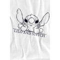 White - Lifestyle - Lilo & Stitch Childrens-Kids Relaxed Sketch T-Shirt