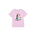 Pink - Front - Aladdin Childrens-Kids Birthday Princess Jasmine Abu T-Shirt