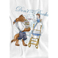 White - Lifestyle - Beauty And The Beast Childrens-Kids Don´t Mind the Books T-Shirt