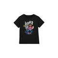 Black - Front - Lilo & Stitch Childrens-Kids Character Montage T-Shirt