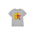 Sport Heather - Front - Iron Man Childrens-Kids Cute 5th Birthday T-Shirt