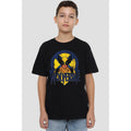 Black - Back - Marvel Childrens-Kids X-Men Wolverine Retro T-Shirt