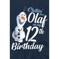 Navy - Lifestyle - Frozen Childrens-Kids Chillin Like Olaf 12th Birthday T-Shirt