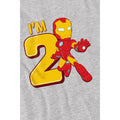 Sport Heather - Lifestyle - Iron Man Childrens-Kids Cute 2nd Birthday T-Shirt