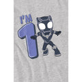 Sport Heather - Lifestyle - Black Panther Childrens-Kids Cute 1st Birthday T-Shirt