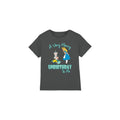 Charcoal - Front - Alice In Wonderland Childrens-Kids Very Merry Unbirthday To Me T-Shirt