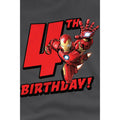 Charcoal - Lifestyle - Iron Man Childrens-Kids 4th Birthday T-Shirt