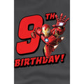 Charcoal - Lifestyle - Iron Man Childrens-Kids 9th Birthday T-Shirt