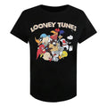Black - Front - Looney Tunes Womens-Ladies Gang T-Shirt