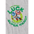 Sport Heather - Lifestyle - Captain America Childrens-Kids St Patrick´s Day Lucky Superhero St Patricks Day T-Shirt