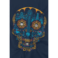 Navy - Lifestyle - Coco Mens Day Of The Dead Miguel Dante Colourful Skull T-Shirt