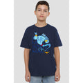 Navy - Back - Aladdin Childrens-Kids Let´s Make Some Magic Genie T-Shirt