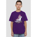 Purple - Back - Frozen Childrens-Kids Bringin´ The Heat Bruni The Fire Spirit T-Shirt