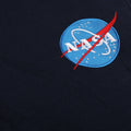 Navy - Side - NASA Mens Emblem Jogging Bottoms