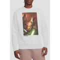 White - Back - Ahsoka Unisex Adult Panel Sweatshirt