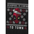 Black - Lifestyle - Deadpool Unisex Adult Coming To Town Sweatshirt