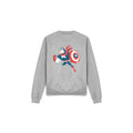 Sport Heather - Front - Captain America Unisex Adult Holiday Outfit Sweatshirt