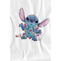 White - Lifestyle - Lilo & Stitch Mens Christmas Lights Sketch T-Shirt