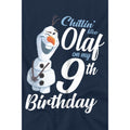 Navy - Lifestyle - Frozen Childrens-Kids Chillin Like Olaf 9th Birthday T-Shirt