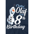 Navy - Lifestyle - Frozen Childrens-Kids Chillin Like Olaf 8th Birthday T-Shirt