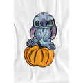 White - Lifestyle - Lilo & Stitch Childrens-Kids Pumpkin Sketch T-Shirt