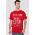 Red - Back - Iron Man Mens Invincible Dad Fathers Day T-Shirt