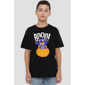 Black - Back - Lilo & Stitch Childrens-Kids Laughing Pumpkin T-Shirt