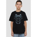 Black - Back - Black Panther Childrens-Kids Costume T-Shirt