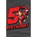 Charcoal - Lifestyle - Iron Man Childrens-Kids 5th Birthday T-Shirt