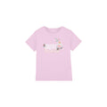 Pink - Front - Disney Princess Childrens-Kids Merry, Bright And Beautiful Christmas T-Shirt