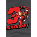 Charcoal - Lifestyle - Iron Man Childrens-Kids 3rd Birthday T-Shirt