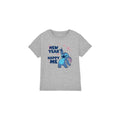 Sport Heather - Front - Lilo & Stitch Childrens-Kids New Year, Happy Me T-Shirt