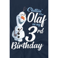 Navy - Lifestyle - Frozen Childrens-Kids Chillin Like Olaf 3rd Birthday T-Shirt