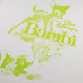 Vintage White - Side - Bambi Womens-Ladies Neon Cotton Oversized T-Shirt