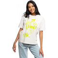 Vintage White - Lifestyle - Bambi Womens-Ladies Neon Cotton Oversized T-Shirt